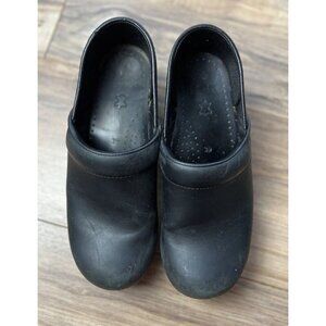 Dansko Professional Clogs Matte Black Size 39 Workplace Medical Comfort Women’s